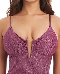 Bar Iii Rib & Shine Over-The-Shoulder Monokini, Macy's Exclusive