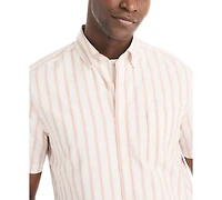Nautica Men's Striped Short-Sleeve Shirt