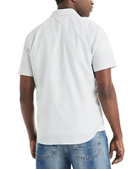 Nautica Men's Printed Collared Shirt