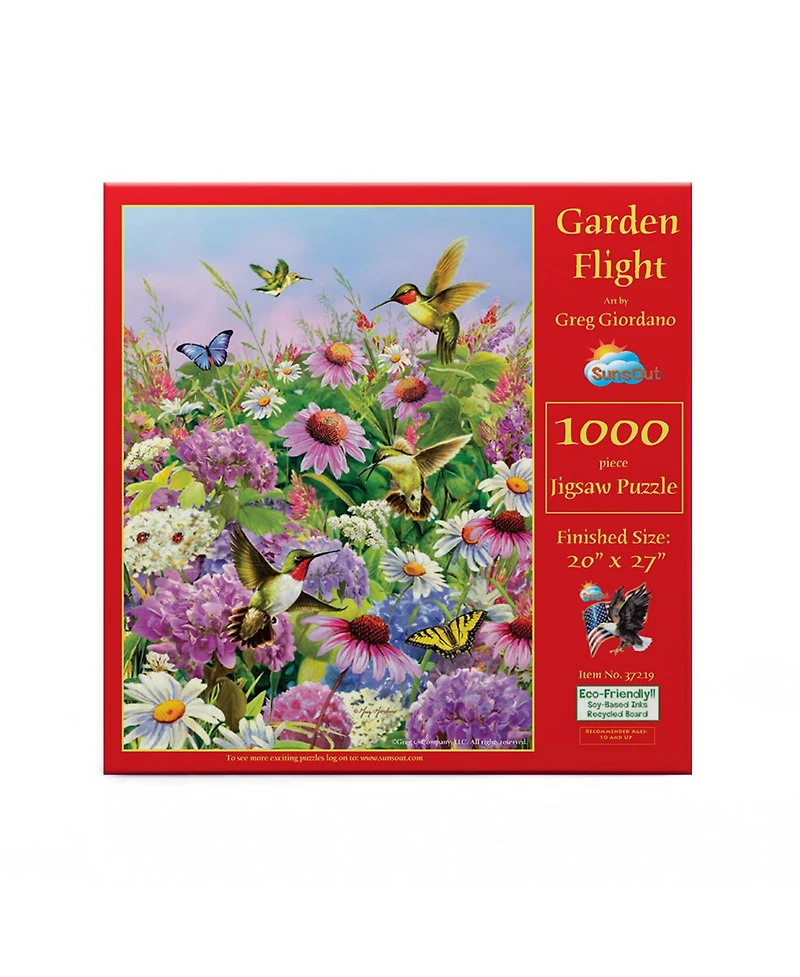 SunsOut Garden Flight 1000 piece Jigsaw Puzzle for Adults