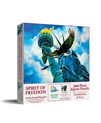 SunsOut Spirit of Freedom 500 piece Jigsaw Puzzle for Adults Fourth of July