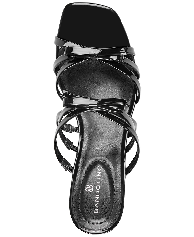 Bandolino Women's Mattien Strappy Bows Slip-On Dress Sandals