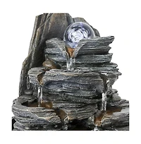 SunJet 9.8” Rockery Indoor Water Fountain