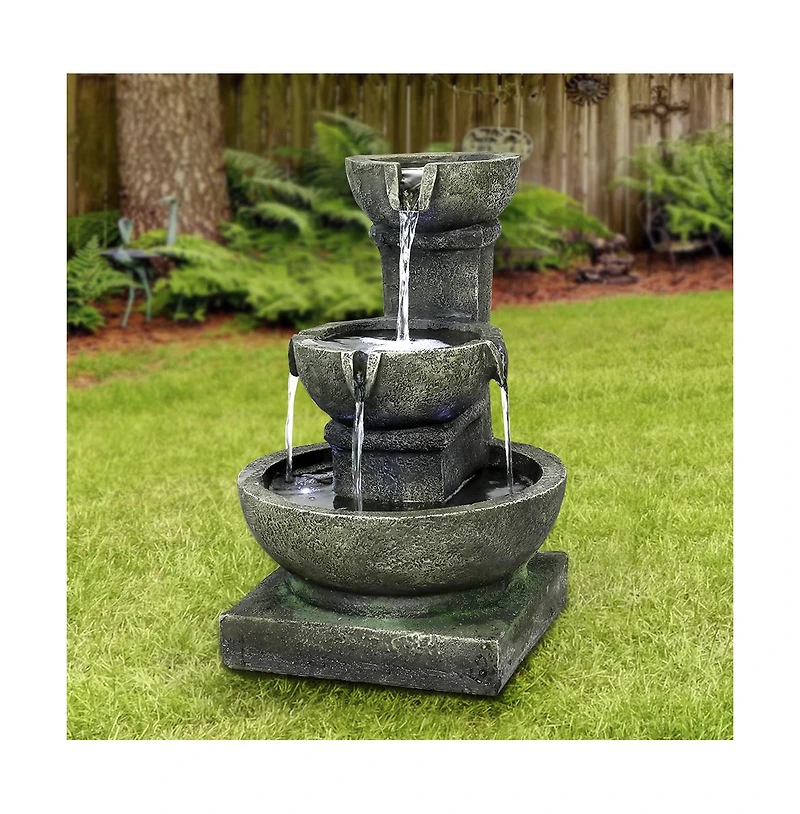 SunJet Outdoor Waterfall Fountain