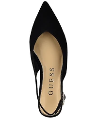 Guess Womens Dorazio Pointed Toe Slingback Flats