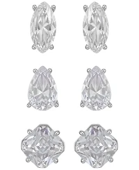 Guess 3-Pc. Cubic Zirconia Trio Stud Earring Set