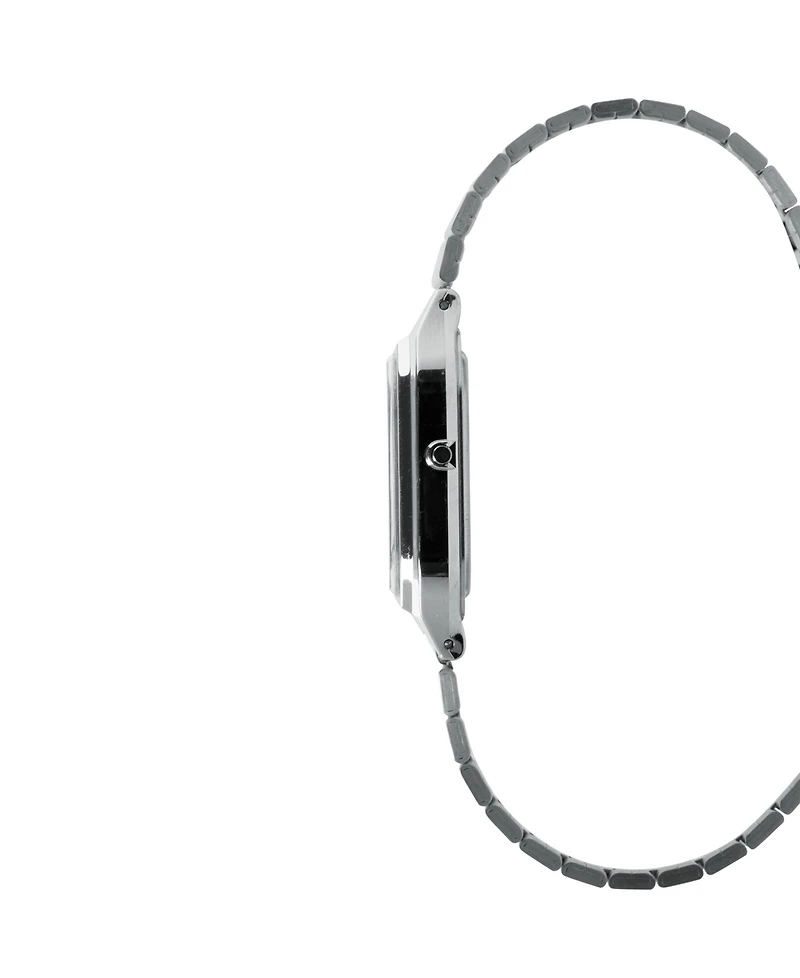 Casio Unisex Japanese Quartz Liberty Limited Edition Silver-Tone Stainless Steel Watch, 29.8mm