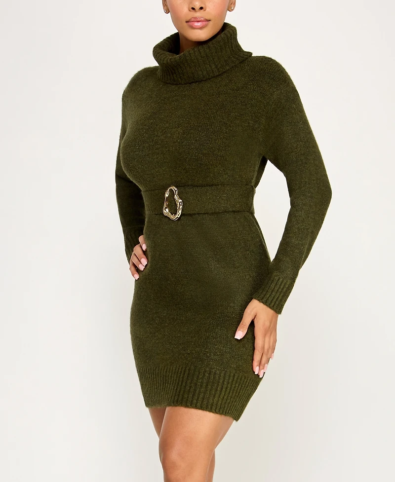 Bcx Juniors' Turtle Neck Sweater Dress