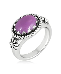 American West Jewelry Sterling Silver Phosphosiderite East Ring, Sizes 5 to 11