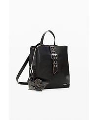 Desigual Women's Small backpack with flower appliques