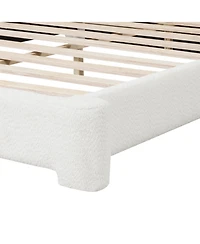 Streamdale Furniture Boucle Upholstered Bed - Modern & Durable