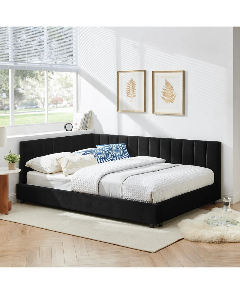 Streamdale Furniture Tufted Upholstered Full Bed Frame