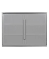 Streamdale Furniture Queen Size Murphy Bed Wall Bed Modern design with Led Lights