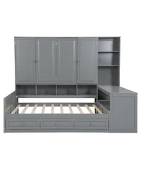 Streamdale Furniture Daybed with Drawers & All-in-One Cabinet