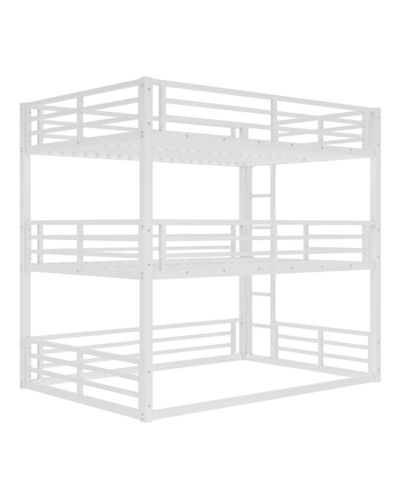 Streamdale Furniture Streamdale Triple Bunk Bed, Metal, Heavy-Duty