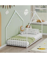 Streamdale Furniture Twin Led Light Roof Bed Frame