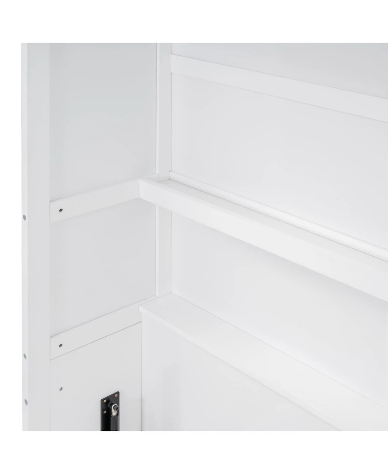 Streamdale Furniture Murphy Bed Wall Bed with Shelves