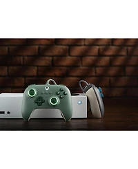 8BitDo Ultimate C Wired Controller for Xbox with Fire Ring Rgb Lighting Hall Effect Joysticks and 1 Month Game Pass Code - Orange