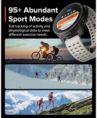 Suunto Vertical Steel Solar Gps Sports Watch with Sapphire Touchscreen, Heart Rate and Sleep Tracker - Canyon