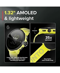 Suunto Run Gps Sports Watch with Amoled Touchscreen, Heart Rate and Sleep Tracker