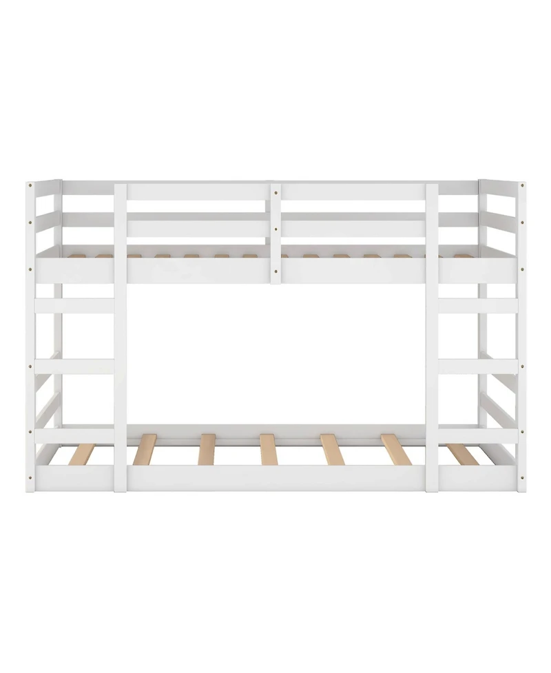 Streamdale Furniture Twin Over Bunk Bed with Ladder
