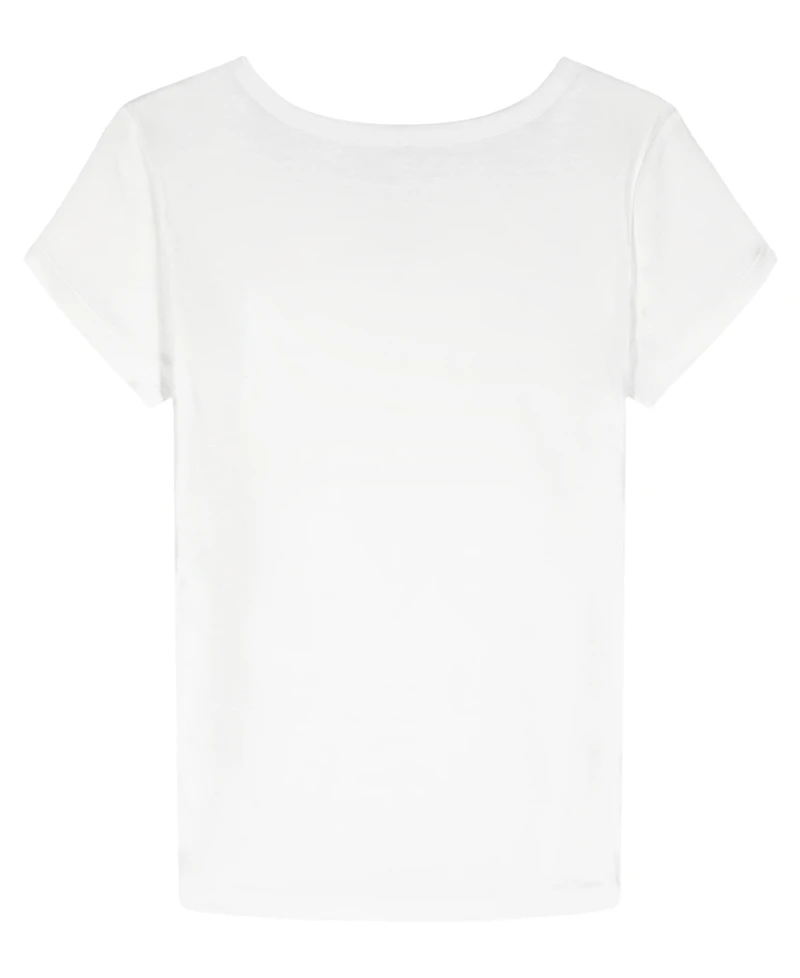 Tommy Hilfiger Girls' 7-16 Graphic Print Crewneck T-Shirt