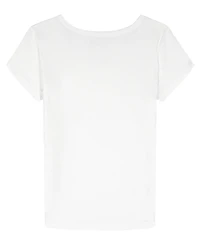 Tommy Hilfiger Girls' 7-16 Graphic Print Crewneck T-Shirt