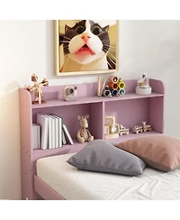 Streamdale Furniture Twin Wood Trundle & Bookcase Bed