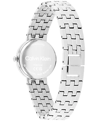 Calvin Klein Women's Forme Silver Tone Stainless Steel Mesh Bracelet Watch, 26mm