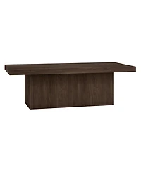 Hudson & Canal Torren 48" Wide Rectangular Fluted Coffee Table