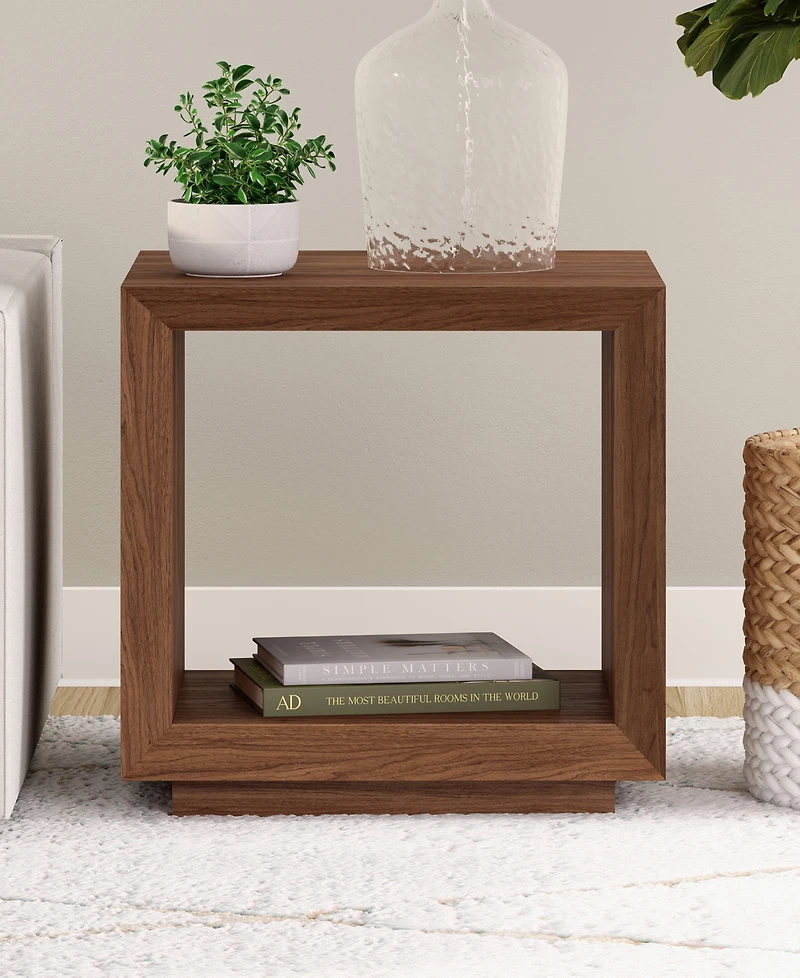 Hudson & Canal Tannen 22" Wide Rectangle Side Table