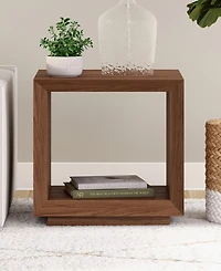 Hudson & Canal Tannen 22" Wide Rectangle Side Table