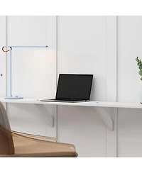 Streamdale Furniture Full Size Murphy Bed,61.5-inch Cabinet Bed Folding Wall Bed with Desk Combo Perfect for Guest Room, Study, Office