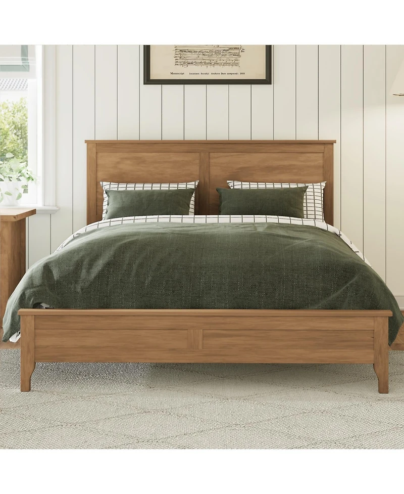 Streamdale Furniture Solid Wood Full Platform Bed