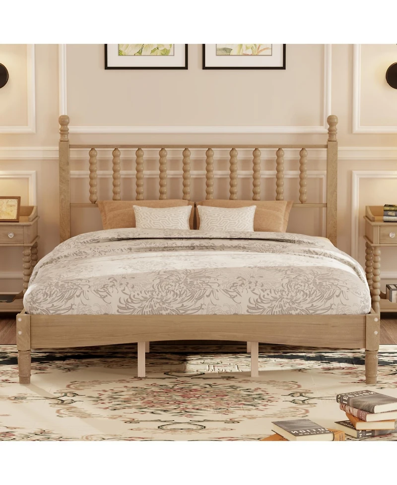 Streamdale Furniture Wood Platform Bed