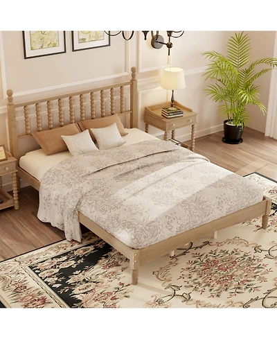 Streamdale Furniture Wood Platform Bed