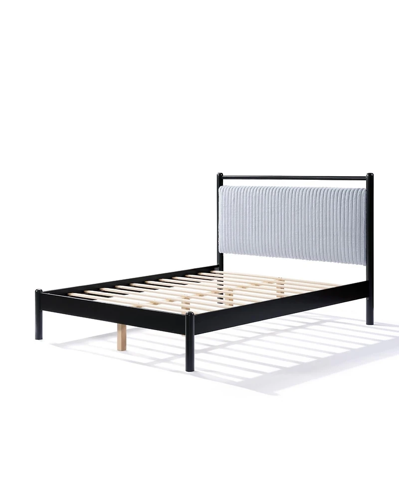 Streamdale Furniture Wood Bed Frame with Headboard