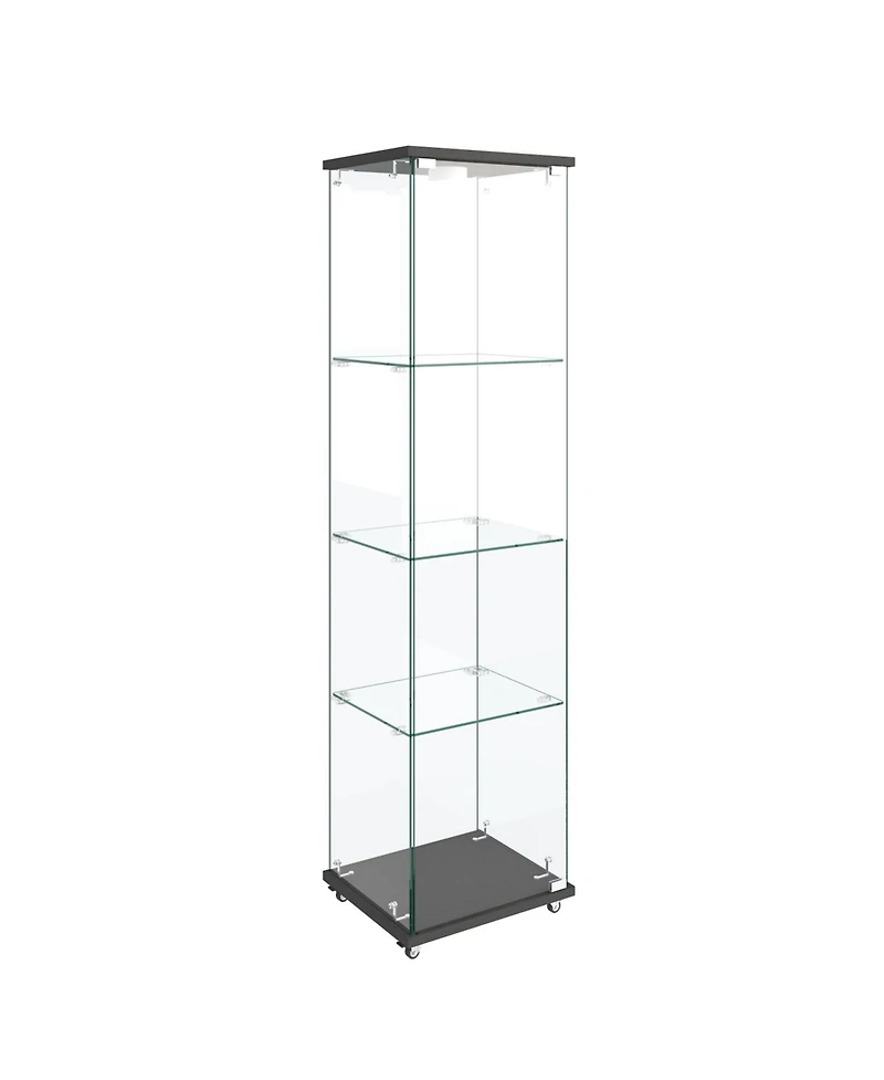 Streamdale Furniture Led Glass Display Cabinet