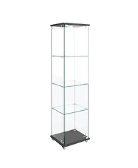 Streamdale Furniture Led Glass Display Cabinet