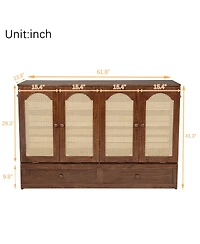 Streamdale Furniture Queen Murphy Bed - Walnut