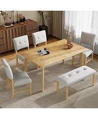 Streamdale Furniture Tufted Upholstered Bench - Bedroom, Dining, Entryway