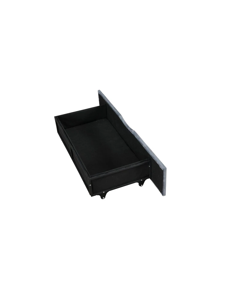 Streamdale Furniture Upholstered Daybed with Storage, Twin Size