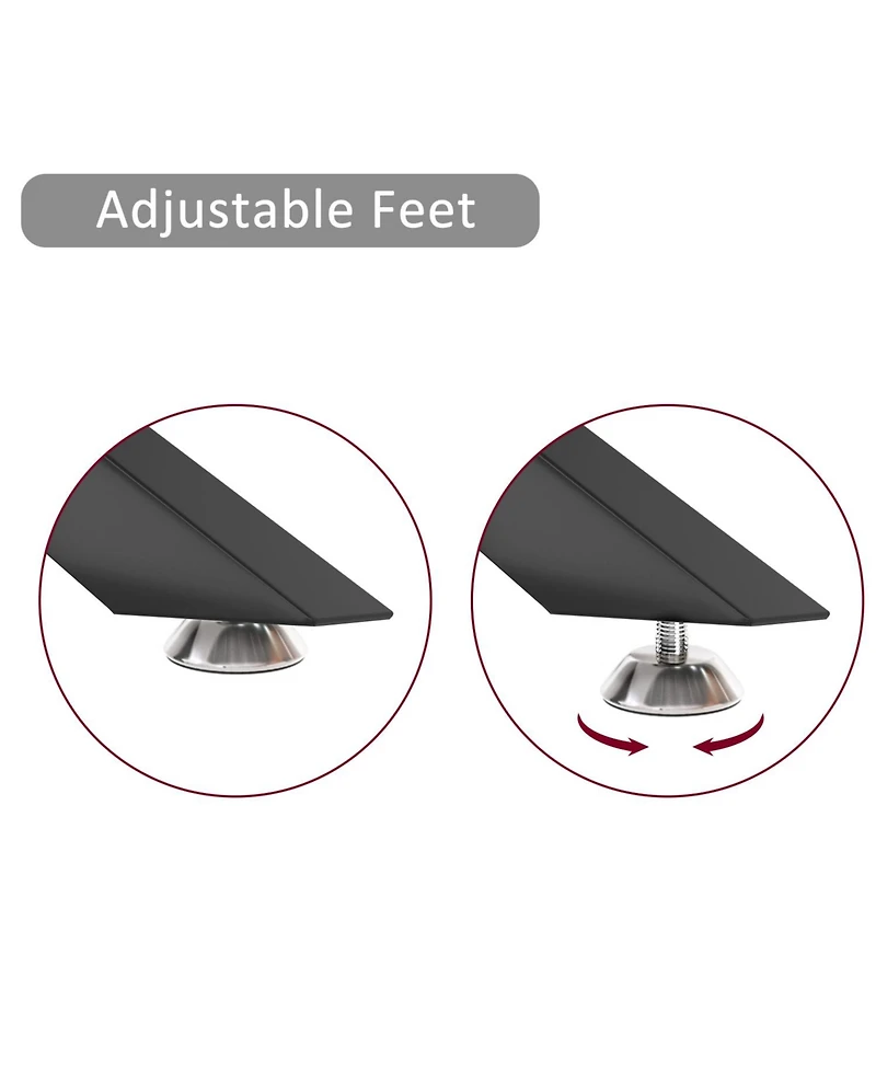 Streamdale Furniture Streamdale 39" Clear Glass Coffee Table