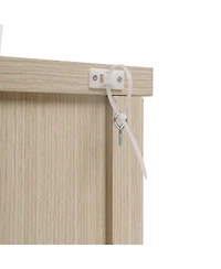 Streamdale Furniture Modern Sideboard Buffet Cabinet with 4 Doors & Adjustable Shelves