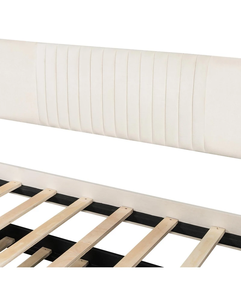 Streamdale Furniture Upholstered Twin Daybed Sofa with Trundle