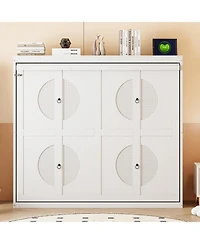 Streamdale Furniture Full Size Murphy Bed Wall Bed,White