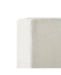 Streamdale Furniture King Size Bed Frame, Boucle Upholstered Headboard, Wood Feet