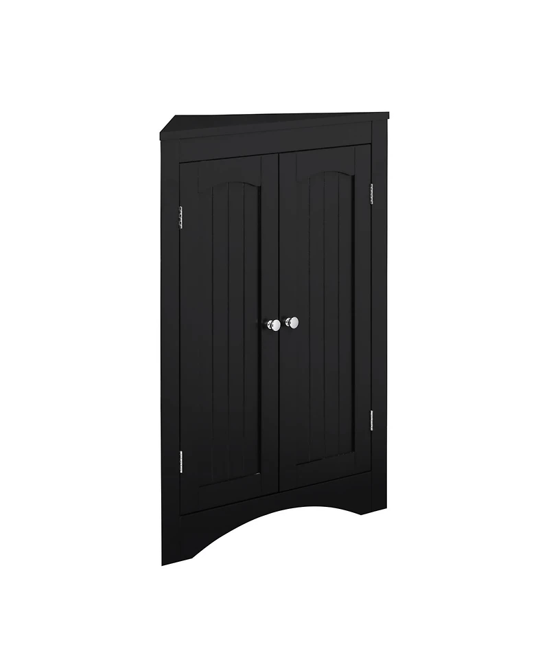 Streamdale Furniture Corner Cabinet with Doors & Shelves