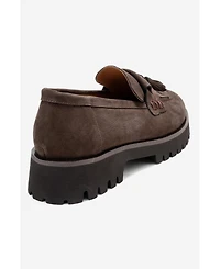 Forever & Always Shoes Women's Poen Leather Tassel Loafer