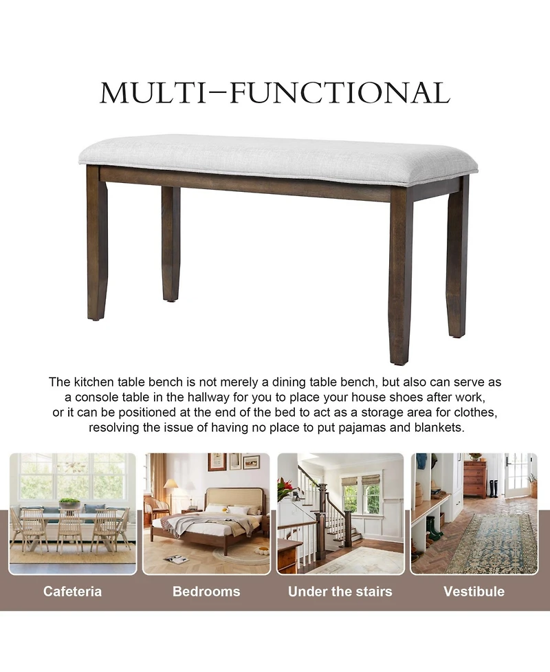 Streamdale Furniture Upholstered Entryway/Bedroom Bench